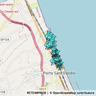 Mappa Via Camillo Benso Conte di Cavour, 63821 Porto Sant'Elpidio FM, Italia (0.55)