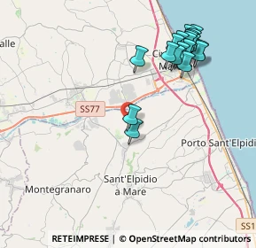 Mappa Via Rota Martina, 63811 Sant'Elpidio a Mare FM, Italia (4.57)