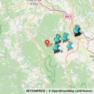 Mappa Str. di Cerbaia, 53018 Sovicille SI, Italia (7.6455)