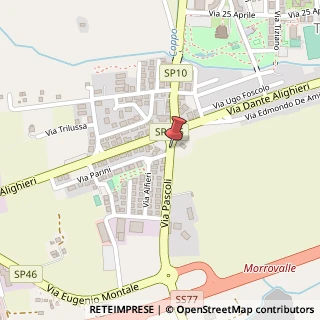 Mappa Via g. pascoli 1, 62032 Morrovalle, Macerata (Marche)