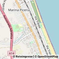 Kaart Porto Sant'Elpidio