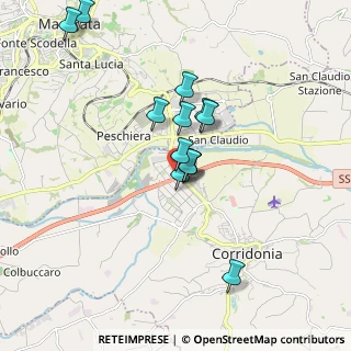 Mappa Vialde dell'Industria, 62014 Corridonia MC, Italia (1.52923)