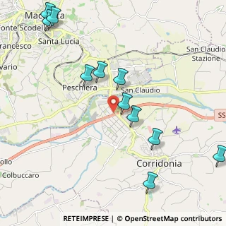 Mappa Vialde dell'Industria, 62014 Corridonia MC, Italia (2.53364)
