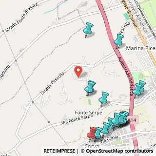 Mappa Via Strada Pescolla, 63821 Porto Sant'Elpidio FM, Italia (0.8)