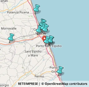 Mappa Via Strada Pescolla, 63821 Porto Sant'Elpidio FM, Italia (5.57667)
