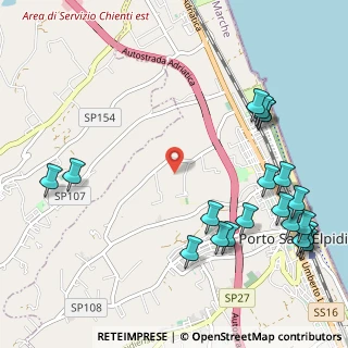 Mappa Via Strada Pescolla, 63821 Porto Sant'Elpidio FM, Italia (1.426)