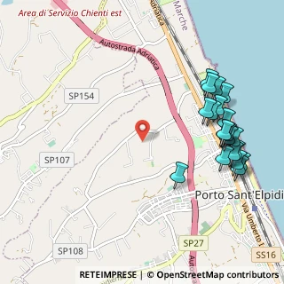 Mappa Via Strada Pescolla, 63821 Porto Sant'Elpidio FM, Italia (1.2795)