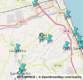 Mappa Via Francesco Petrarca, 63811 Sant'Elpidio a Mare FM, Italia (3.01231)