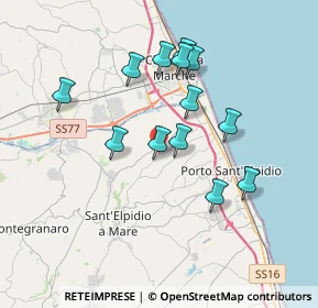 Mappa Via Francesco Petrarca, 63811 Sant'Elpidio a Mare FM, Italia (3.33385)