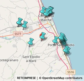 Mappa Via Francesco Petrarca, 63811 Sant'Elpidio a Mare FM, Italia (4.0695)