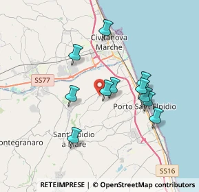 Mappa Via Francesco Petrarca, 63811 Sant'Elpidio a Mare FM, Italia (3.24091)