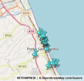 Mappa Via Conti, 63821 Porto Sant'Elpidio FM, Italia (1.24167)