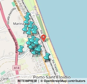 Mappa Via Conti, 63821 Porto Sant'Elpidio FM, Italia (0.405)