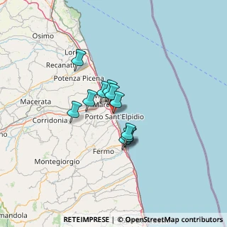 Mappa Via Trentino sud, 63821 Porto Sant'Elpidio FM, Italia (8.90818)