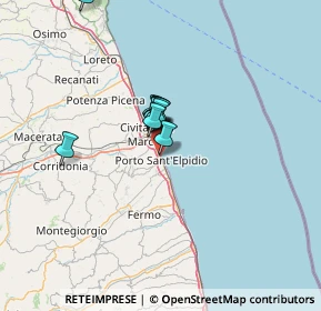 Mappa Via Trentino sud, 63821 Porto Sant'Elpidio FM, Italia (8.45545)