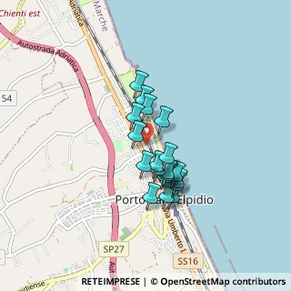 Mappa Via Trentino sud, 63821 Porto Sant'Elpidio FM, Italia (0.655)