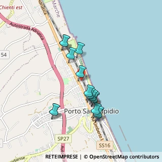 Mappa Via Trentino sud, 63821 Porto Sant'Elpidio FM, Italia (0.858)