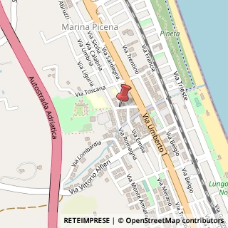 Mappa Via Belvedere, 20, 63821 Porto Sant'Elpidio, Fermo (Marche)