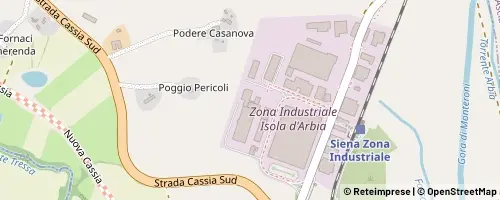Mappa Siena