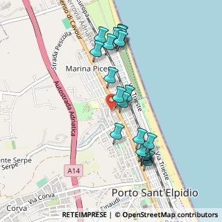 Mappa Via Belvedere, 63821 Porto Sant'Elpidio FM, Italia (0.4945)
