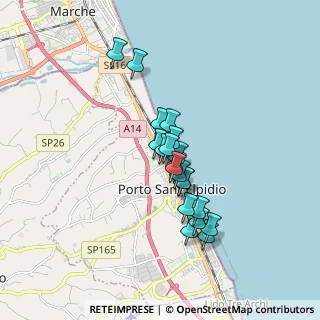 Mappa SS16, 63821 Porto Sant'Elpidio FM, Italia (1.3275)