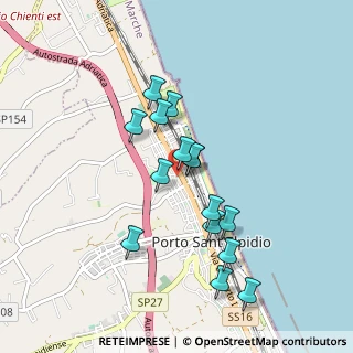 Mappa SS16, 63821 Porto Sant'Elpidio FM, Italia (0.826)