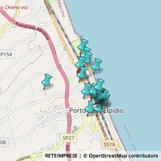 Mappa Via Belvedere, 63821 Porto Sant'Elpidio FM, Italia (0.6925)