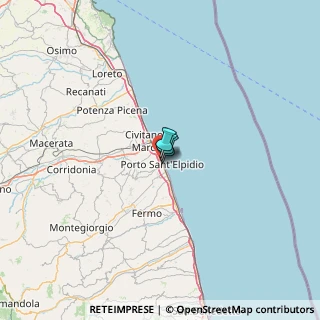 Mappa Via Belvedere, 63821 Porto Sant'Elpidio FM, Italia (44.698)