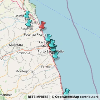 Mappa SS16, 63821 Porto Sant'Elpidio FM, Italia (13.2)