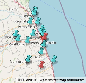 Mappa SS16, 63821 Porto Sant'Elpidio FM, Italia (13.89421)
