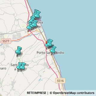 Mappa Via Belvedere, 63821 Porto Sant'Elpidio FM, Italia (4.614)