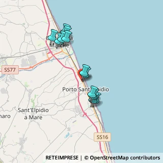 Mappa SS16, 63821 Porto Sant'Elpidio FM, Italia (3.29583)
