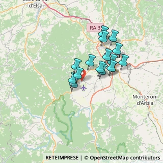 Mappa Strada dell'Aeroporto, 53018 Sovicille SI, Italia (5.93882)