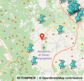 Mappa Strada dell'Aeroporto, 53018 Sovicille SI, Italia (7.002)