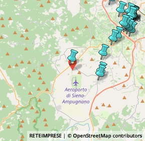 Mappa Str. dell'Aeroporto, 53018 Sovicille SI, Italia (6.574)