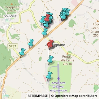 Mappa Str. dell'Aeroporto, 53018 Sovicille SI, Italia (1.13)