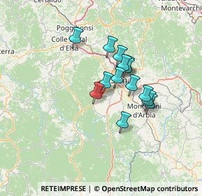 Mappa Str. dell'Aeroporto, 53018 Sovicille SI, Italia (10.34857)