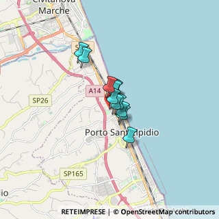 Mappa CAP, 63821 Porto Sant'Elpidio FM, Italia (0.80167)
