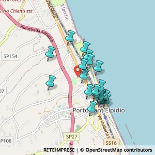 Mappa CAP, 63821 Porto Sant'Elpidio FM, Italia (0.778)
