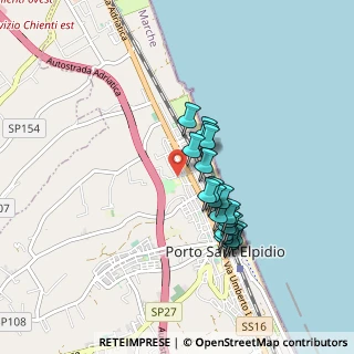Mappa CAP, 63821 Porto Sant'Elpidio FM, Italia (0.758)