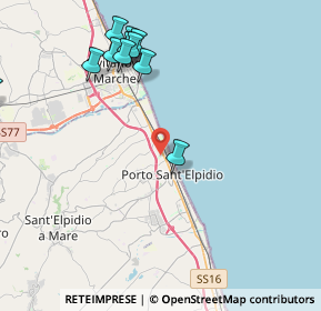 Mappa CAP, 63821 Porto Sant'Elpidio FM, Italia (4.89091)