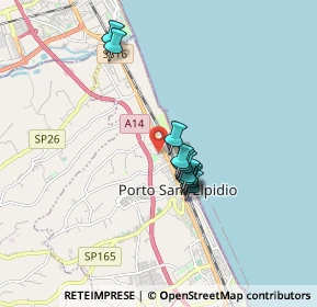 Mappa CAP, 63821 Porto Sant'Elpidio FM, Italia (1.31909)
