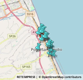 Mappa CAP, 63821 Porto Sant'Elpidio FM, Italia (0.88867)