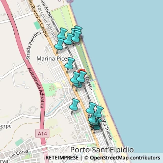 Mappa Via Svezia, 63821 Porto Sant'Elpidio FM, Italia (0.4905)