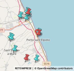 Mappa Via Svezia, 63821 Porto Sant'Elpidio FM, Italia (4.55583)