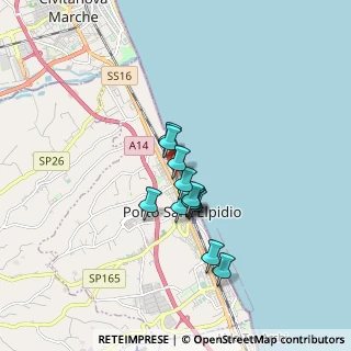 Mappa Via Svezia, 63821 Porto Sant'Elpidio FM, Italia (1.22667)