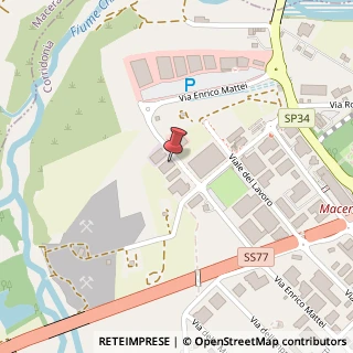 Mappa Via Enrico Mattei, 141, 62014 Corridonia, Macerata (Marche)
