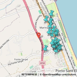 Mappa A14, 63821 Porto Sant'Elpidio FM, Italia (0.506)
