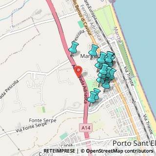 Mappa A14, 63821 Porto Sant'Elpidio FM, Italia (0.35556)