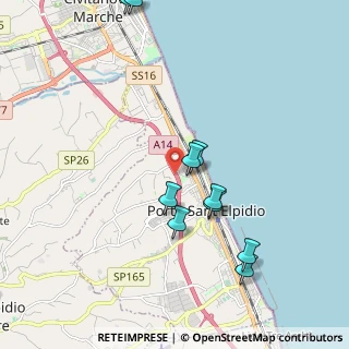 Mappa A14, 63821 Porto Sant'Elpidio FM, Italia (2.35455)